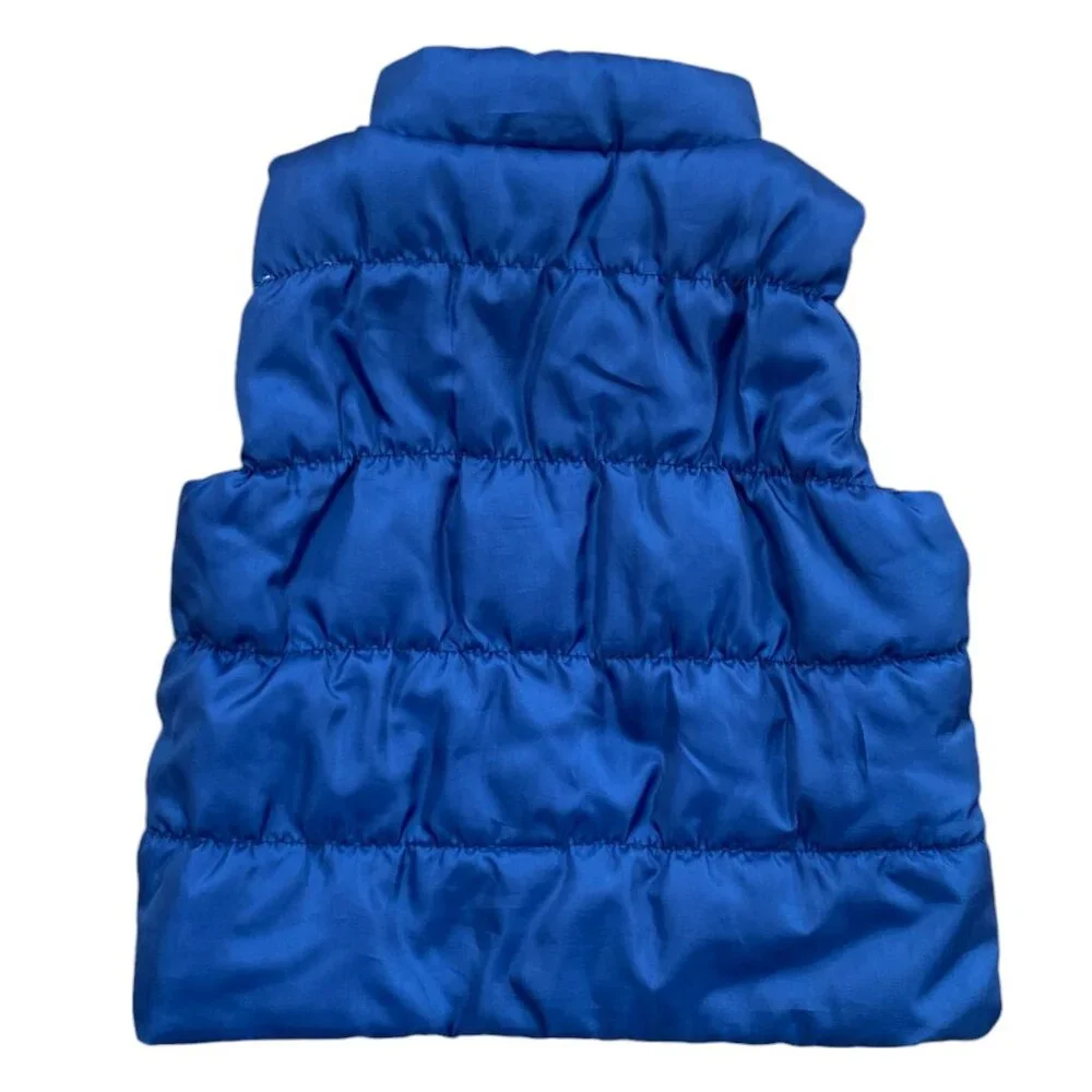 Tommy Bahama Infant Boy Blue Quilted Puffer Vest Marlin Gorpcore Outdoor-12M